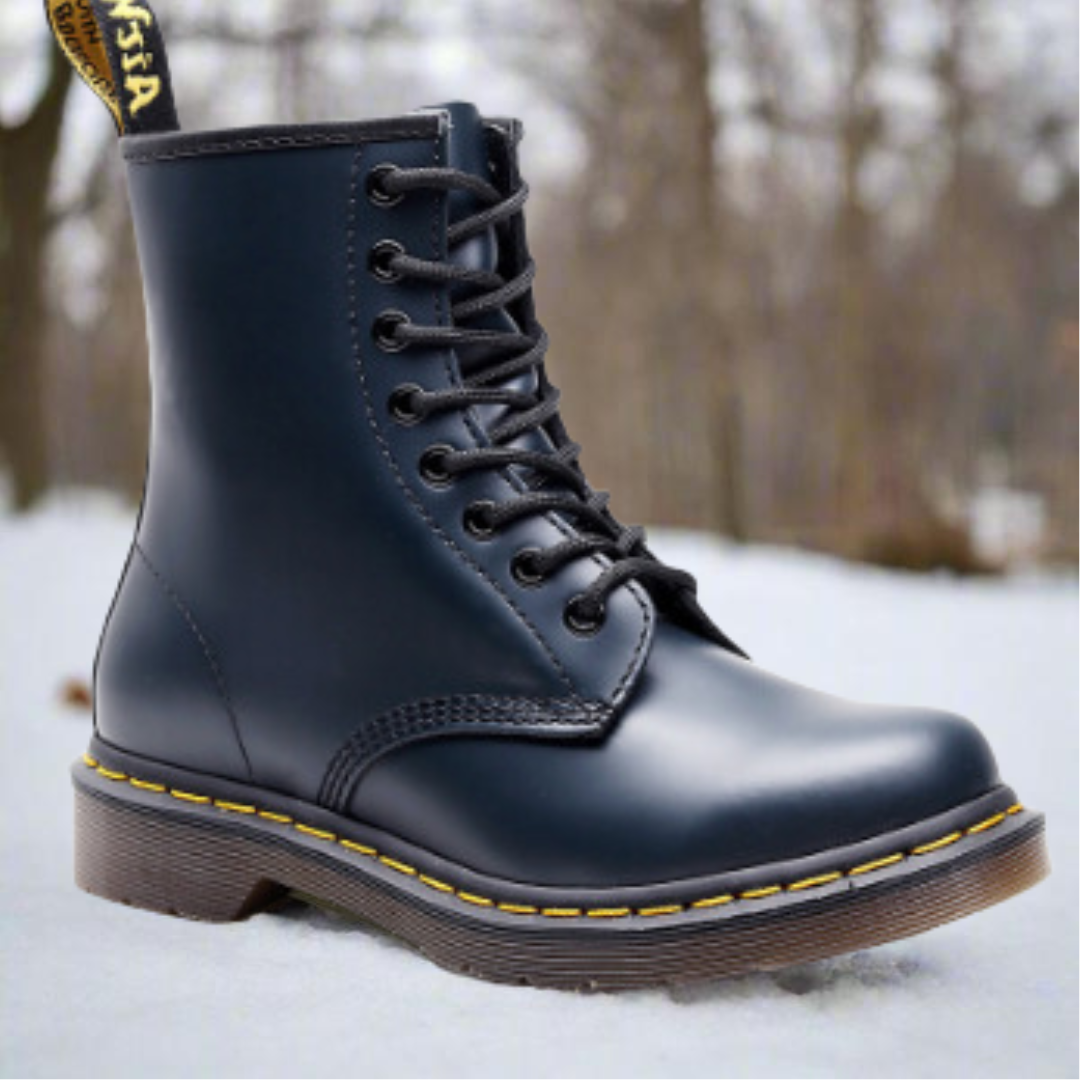 Unisex Schnürstiefel mit gepolstertem Fußbett und Gummisohle