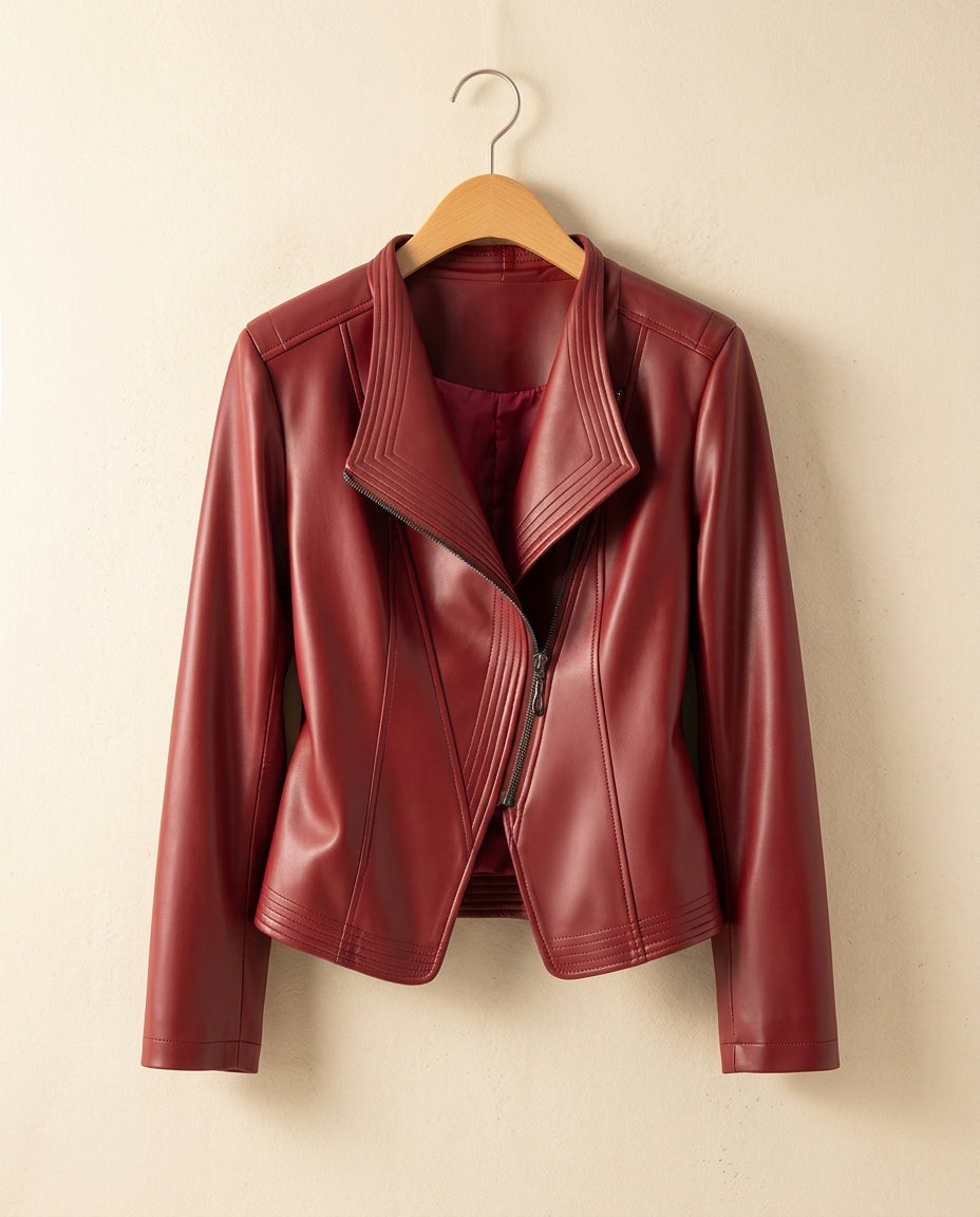 Damen Bikerjacke aus Schaffell