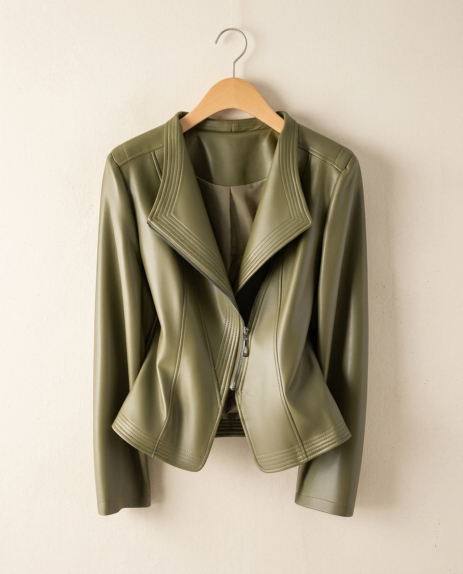 Damen Bikerjacke aus Schaffell
