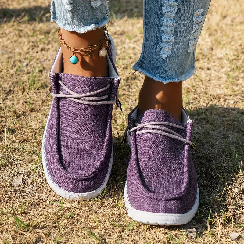 Damen leichte Sneaker mit rutschfester Sohle