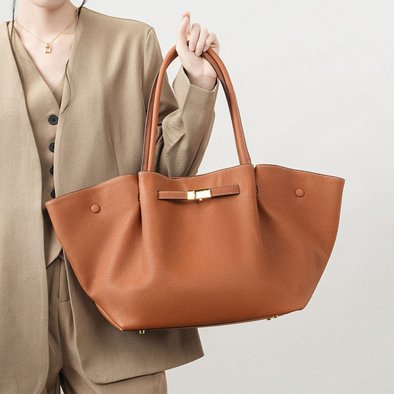 Damen Tote Bag mit Magnetverschluss und Innenfächern