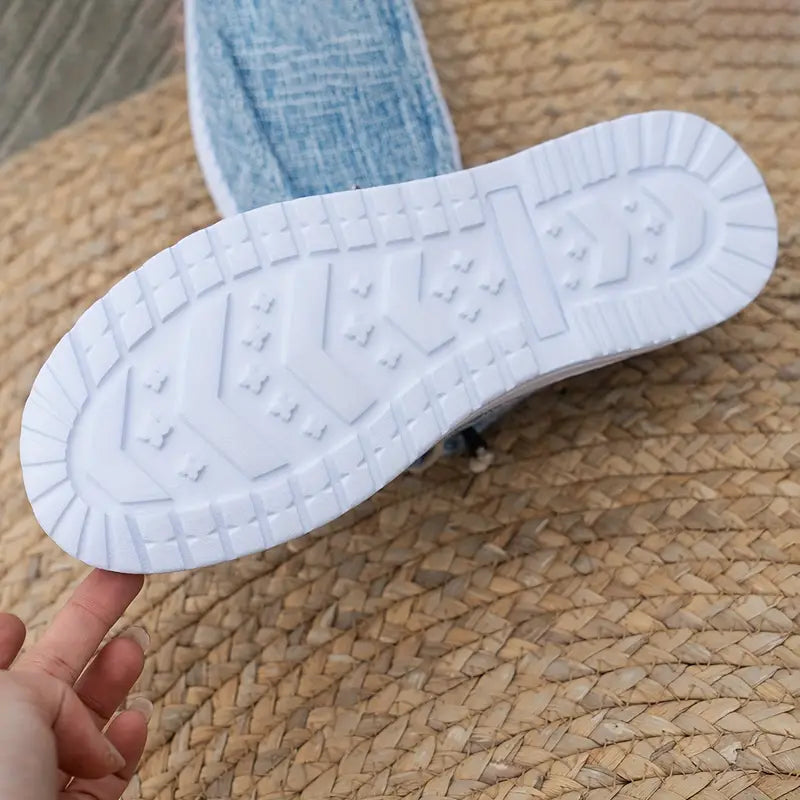 Damen leichte Sneaker mit rutschfester Sohle
