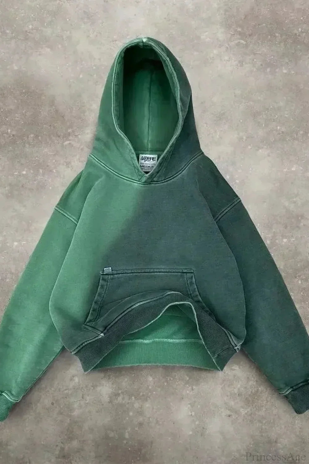 Damen Hoodie mit Kapuze und Reißverschluss
