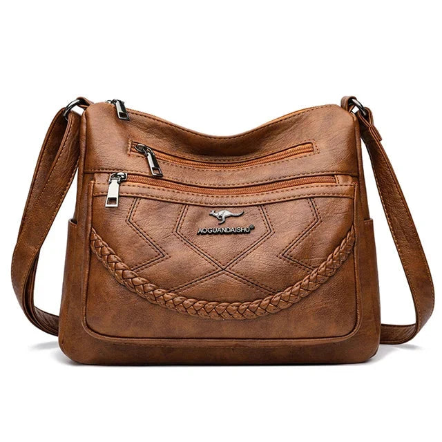Damen Crossbody Schultertasche mit verstellbarem Schulterriemen