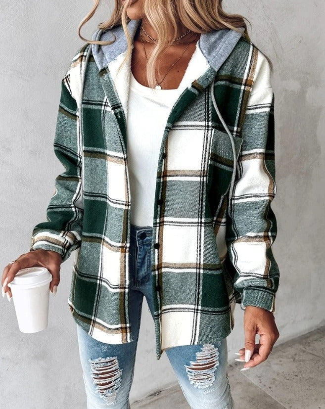Damen Hoodie mit Kordelzug und Kängurutasche