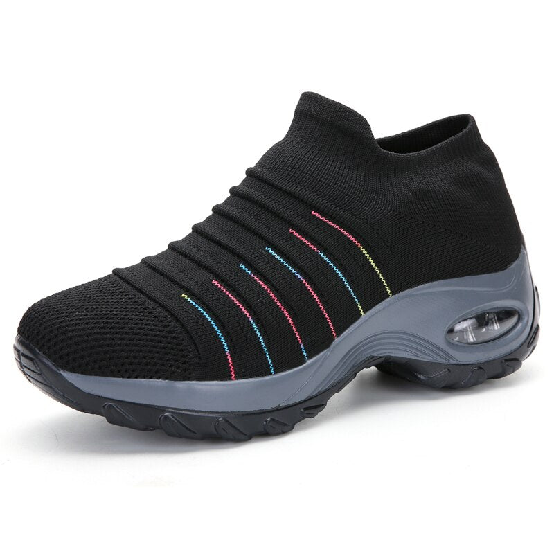 Damen Komfortschuhe mit gepolsterter Sohle