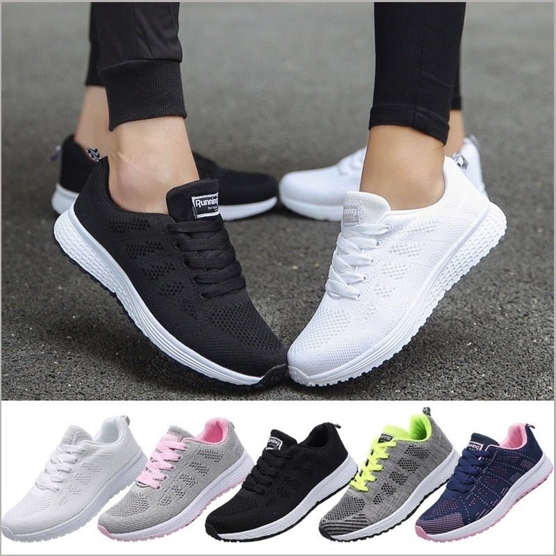 Damen Turnschuhe mit elastischem Obermaterial