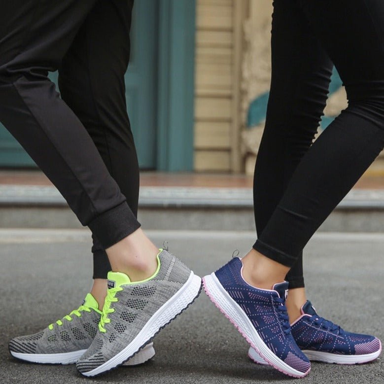 Damen Turnschuhe mit elastischem Obermaterial