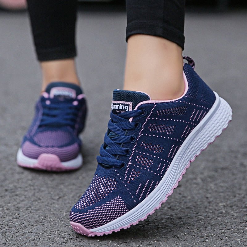 Damen Turnschuhe mit elastischem Obermaterial