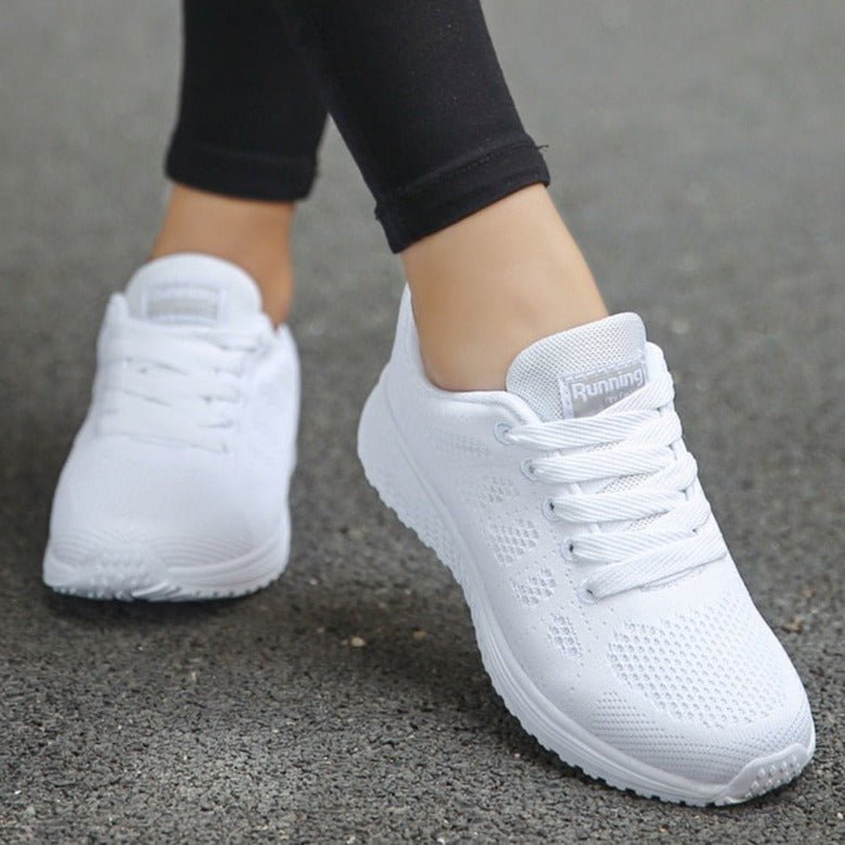 Damen Turnschuhe mit elastischem Obermaterial