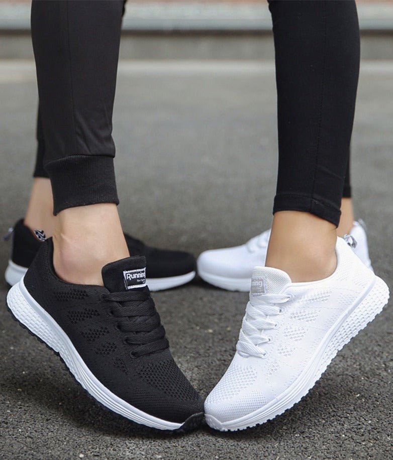 Damen Turnschuhe mit elastischem Obermaterial