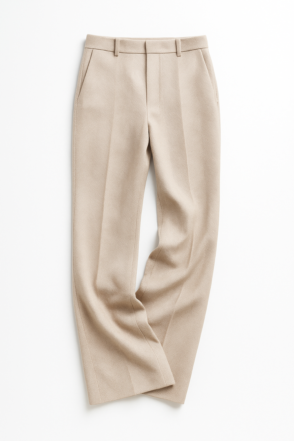 Damen Wollmix-Hose mit hohem Bund