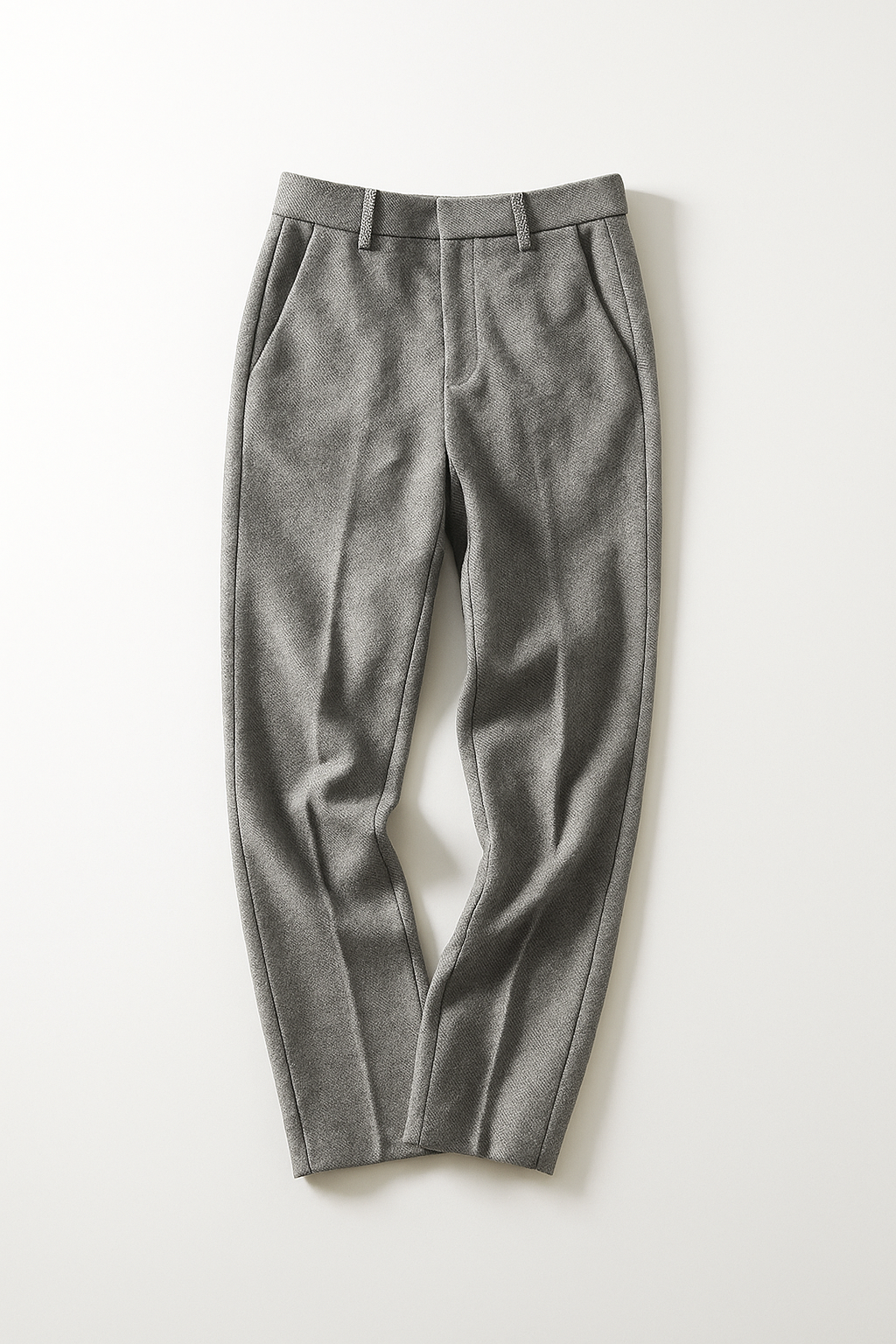 Damen Wollmix-Hose mit hohem Bund